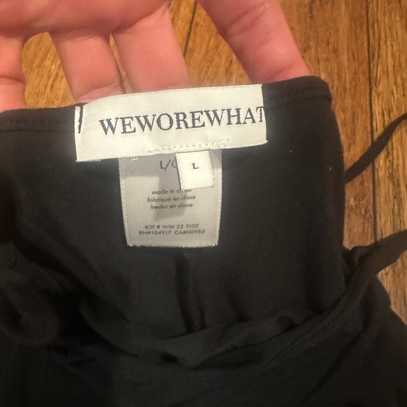 Weworewhat black scoop cami romper - Picture 8 of 8